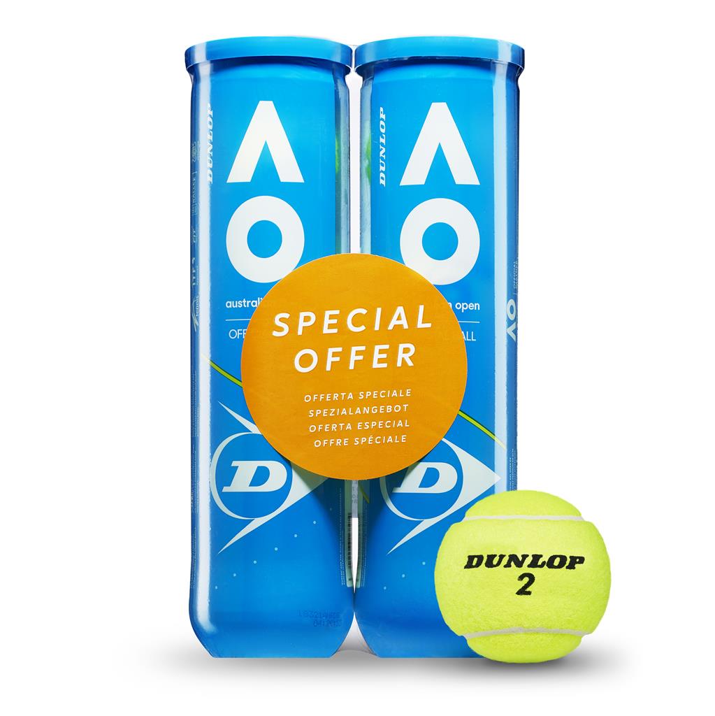 Dunlop Tennisb Lle Australian Open Dose X Er Bi Pack Online Bestellen