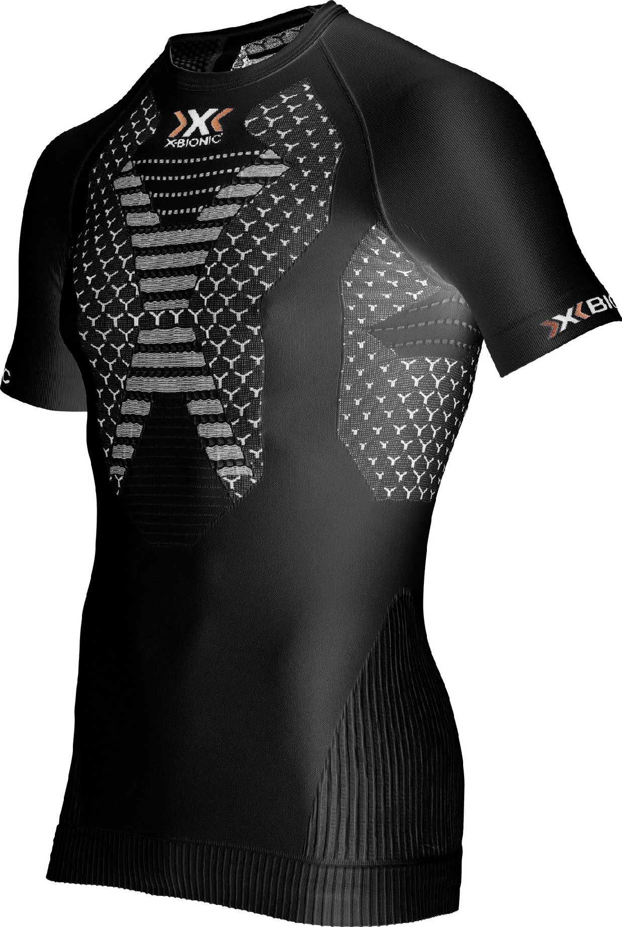 X Bionic Running Shirt TWYCE Short Sleeve schwarz Herren Größe S