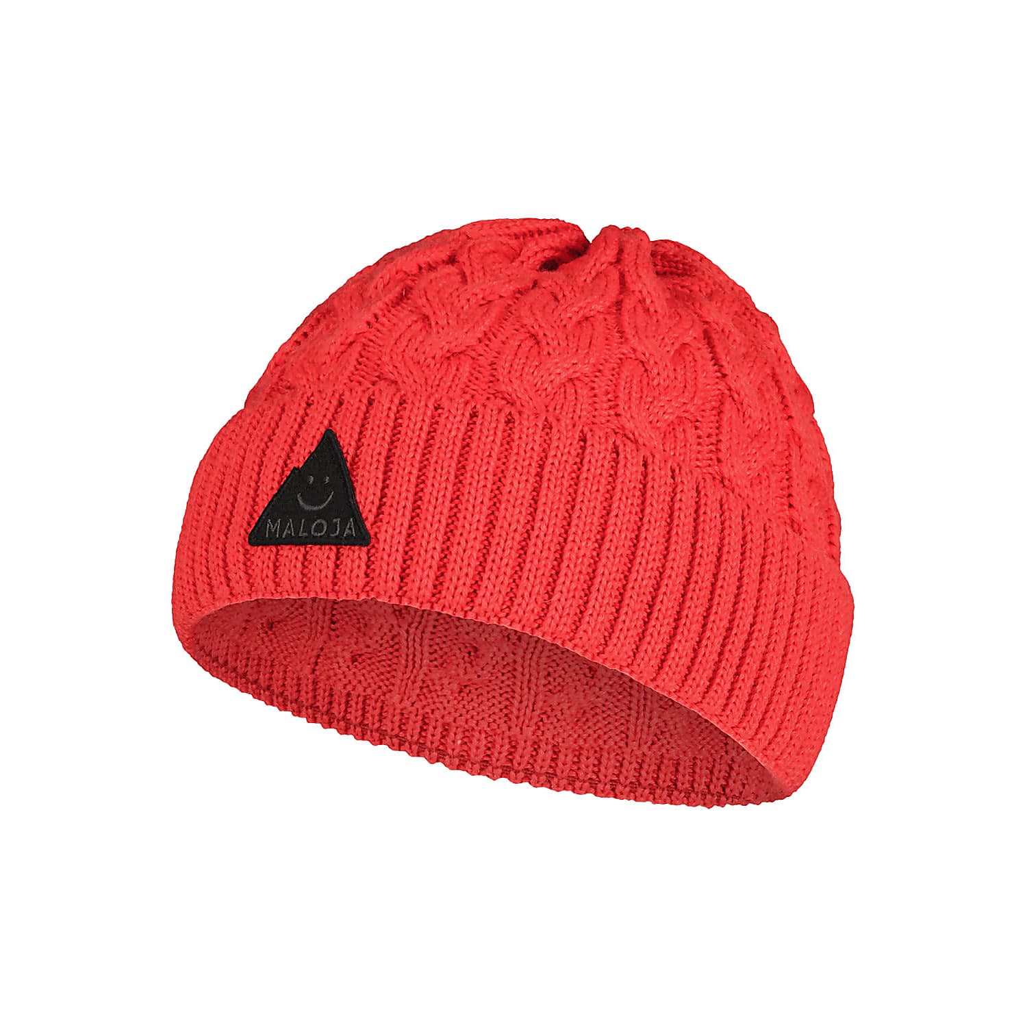 Maloja StrickmĂĽtze (Beanie) FruttetiM - Woll-Mix - rot Damen