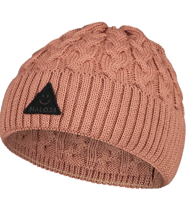 Maloja StrickmĂĽtze (Beanie) FruttetiM - Woll-Mix - rosa Damen