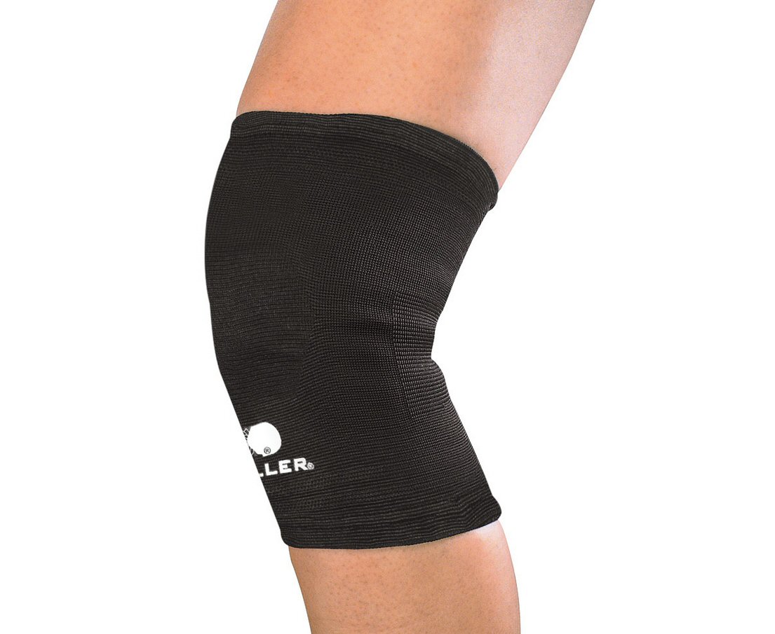 Mueller Knie-Aktivbandage elastisch schwarz - 1 StĂĽck