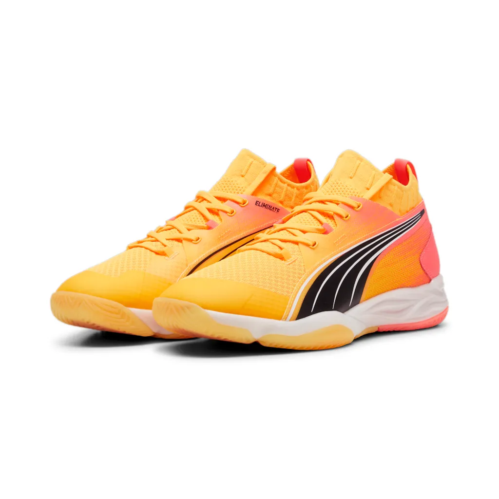 Puma Hallen-Indoorschuhe Eliminate Nitro SQD orange Herren