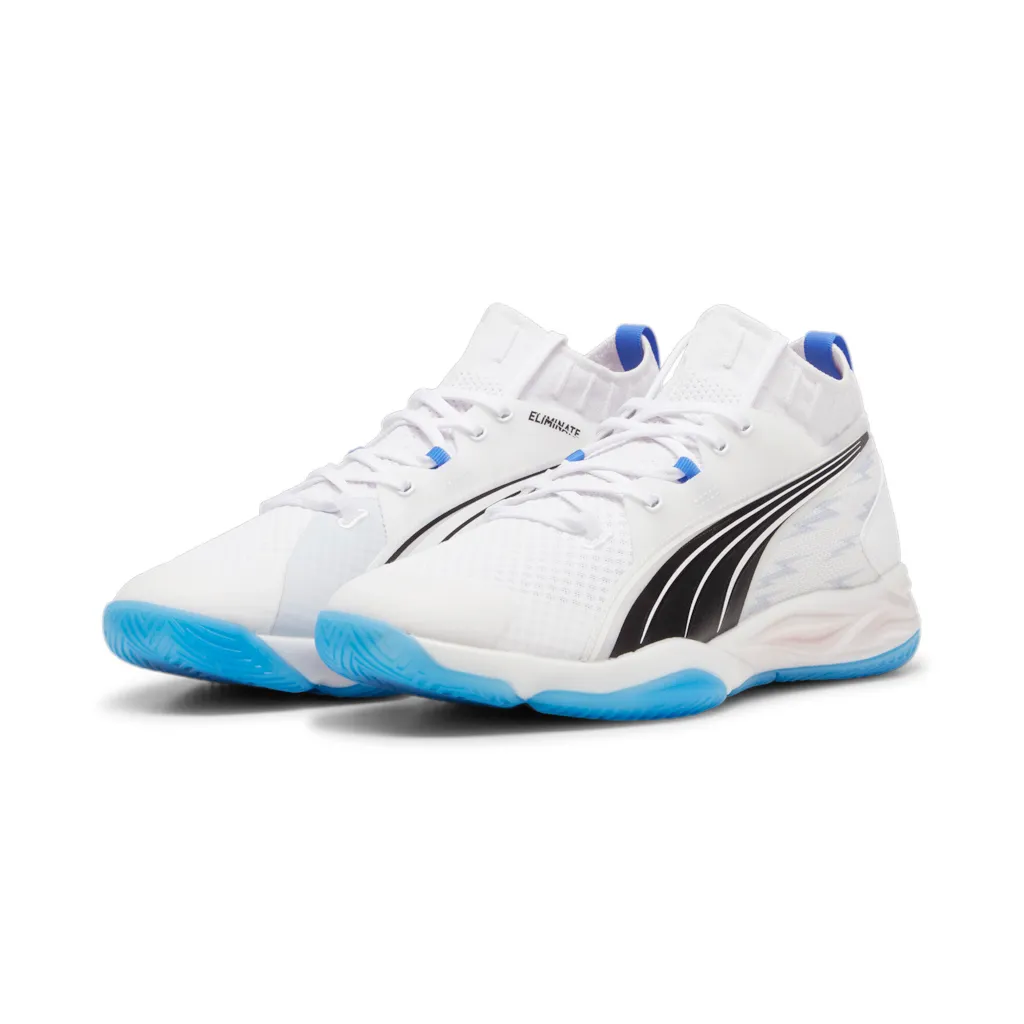 Puma Hallen-Indoorschuhe Eliminate Nitro SQD weiss/blau Herren