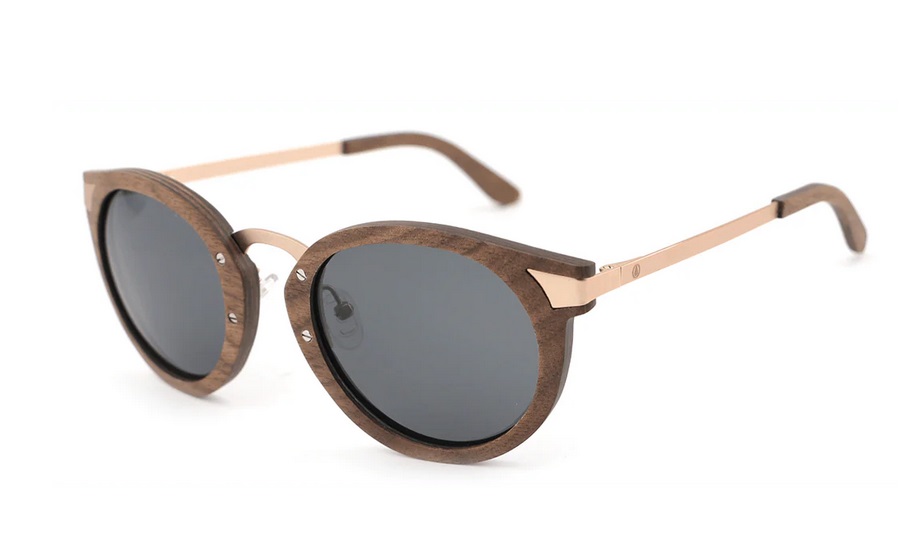 Wave Hawaii Sonnenbrille Savaneta braun/beige - 1 Brille mit SchutzhĂĽlle