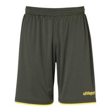 uhlsport Club Shorts 2020 olive/gelb Herren