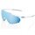 100% Sport Sonnenbrille Racetrap 3.0 HiPER Lens weiss - 1 Brille mit Hardcase