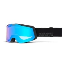 100% Skibrille Snowcraft S HiPER Mirror Green Lens schwarz - 1 Brille