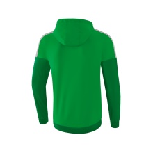 Erima Trainingsjacke Squad Tracktop Jacke mit Kapuze grün/smaragd/grau Herren