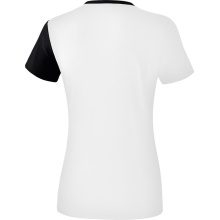 Erima Sport-Shirt 5C (100% Polyester) weiss/schwarz Damen