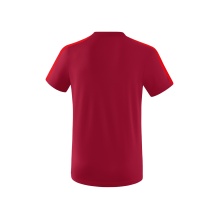 Erima Sport-Tshirt Squad (100% Polyester) bordeaux/rot Jungen