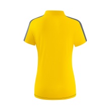 Erima Sport-Polo Squad (100% Polyester) gelb/schwarz Damen