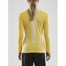 Craft Langarmshirt Pro Control Seamless (nahtlos) Unterwäsche gelb Damen