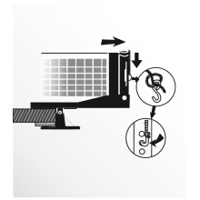 Sunflex Tischtennisnetz Garnitur Snap (Cliphalterung, Netzspanntechnik, Nylonnetz) Kartonverpackung