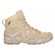 Lowa Military-Stiefel Arbeitsschuhe Zephyr MK2 GTX MID WIDE (Veloursleder, wasserdicht) dessert braun Herren