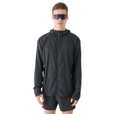 4F Laufjacke Technical M553 (leicht, atmungsaktiv) anthrazitgrau Herren