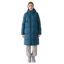 4F Daunenmantel F475 Down Jacket (Parka, warm, wasserabweisend) tealblau Damen