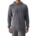 4F Kapuzenpullover Sweatshirt M1494 (Baumwolle) grau Herren