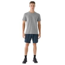 4F Trainingshose FNK M696 Shorts (schnelltrocknend, optimale Bewegungsfreiheit) tealblau Herren