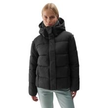 4F Winter-Daunenjacke 2in1 F470 und Zip-In-Weste (warm, wasserabweisend) schwarz Damen