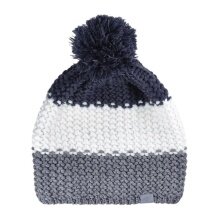 4F Wintermütze (Bommel) M461 Cap - grau/weiss/dunkelblau