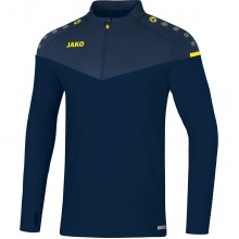 JAKO Sport-Langarmshirt Champ 2.0 (100% Polyester) marine/blau/gelb Kinder