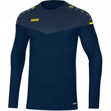 JAKO Sport-Langarmshirt Sweat Champ 2.0 (100% Polyester) marineblau/gelb Kinder