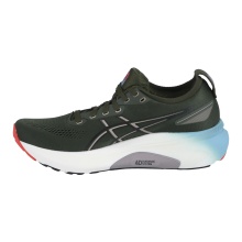 Asics Laufschuhe Gel Kayano 31 (Stabilität) 2024 dunkelgrün/bunt Herren