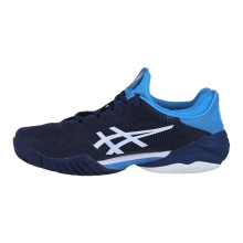 Asics Tennisschuhe Court FF 3 Novak Allcourt Stabilität 2024 dunkelblau/weiss Herren