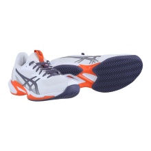 Asics Tennisschuhe Solution Speed FF 3 Clay/Sandplatz/Leichtigkeit 2025 weiss/violett Herren