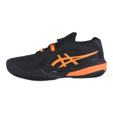 Asics Tennisschuhe Gel Resolution X Clay/Sandplatz (Stabilität) 2025 schwarz/orange Herren