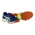 Asics Hallen-Indoorschuhe Gel Rocket 11 (multifunktional/Stabiltät) 2024 dunkelblau/gelb Herren