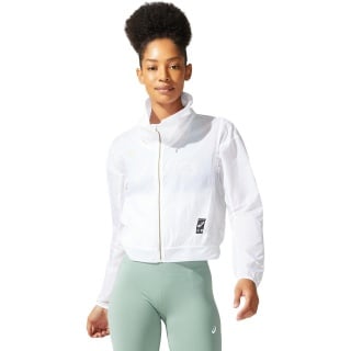 Asics Laufjacke Sakura weiss Damen