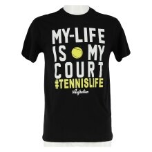 Australian Tennis-Tshirt My Life (Baumwolle) schwarz Herren