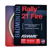 Ashaway Badmintonsaite Rally 21 Fire natur 10m Set