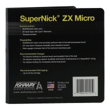 Besaitung mit Ashaway Super Nick ZX Micro orange
