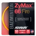 Besaitung mit Badmintonsaite Ashaway Zymax 66 Fire Power orange