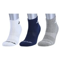 Babolat Sportsocken Crew Classic weiss/blau/grau Kinder - 3 Paar