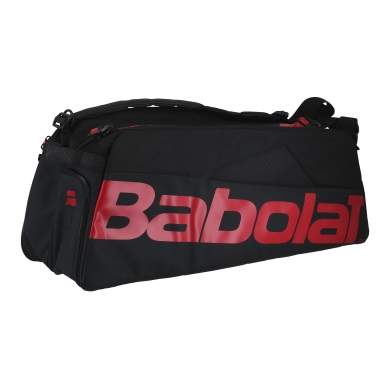 Babolat Badminton-Racketbag Cross Pro (Schlägertasche, 2 Hauptfächer) schwarz 10er