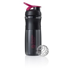 BlenderBottle Trinkflasche Sportmixer Grip Tritan Flip 820ml schwarz/pink