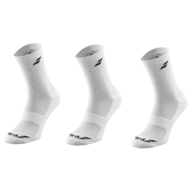 Babolat Sportsocken Crew Classic weiss Kinder - 3 Paar