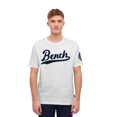 Bench Freizeit-Tshirt Enam (100% Baumwolle) weiss Herren