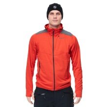 Bergans Fleecejacke Rabot Active (ultraleicht, sportliche Passform, Midlayer) rot Herren