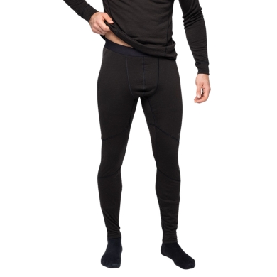 Bergans Unterziehhose Tight Pure Merino (100% Merinowolle) lang Unterwäsche schwarz Herren