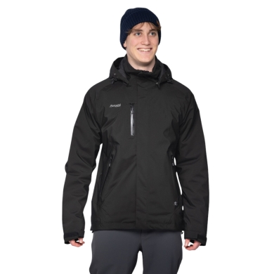 Bergans Wanderjacke Flya Insulated (wasserdicht, winddicht) schwarz Herren