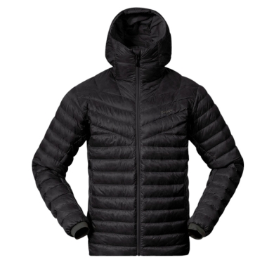 Bergans Winter-Daunenjacke Rabot Light Down Hood (leicht, warm) schwarz Herren