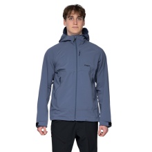 Bergans Softshelljacke Vaagaa Softshell Hood (Fleecefutter, 4-Wege-Stretch) dunkelblau Herren