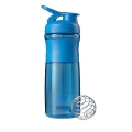 BlenderBottle Trinkflasche Sportmixer Grip 820ml cyanblau