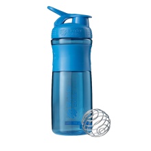 BlenderBottle Trinkflasche Sportmixer Grip 820ml cyanblau