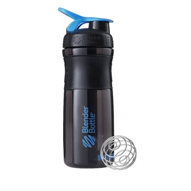 BlenderBottle Trinkflasche Sportmixer Grip 820ml schwarz/cyanblau