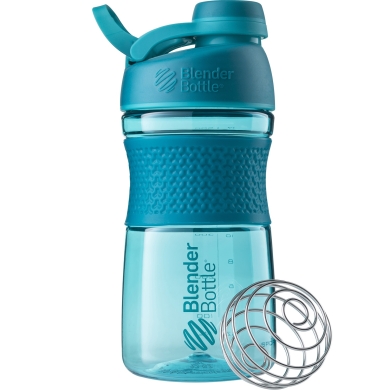 BlenderBottle Trinkflasche Sportmixer Twist 590ml blaugrün